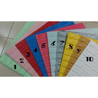 Xốp dán tường giả đá