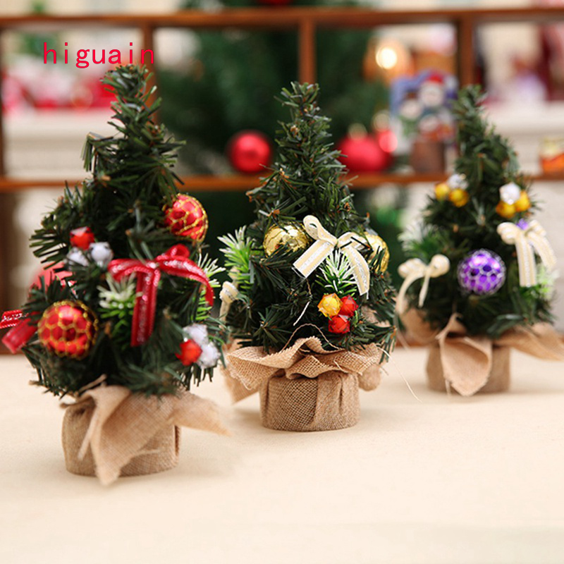 20cm Table Top Plain or Dressed Christmas Tree Indoor Use Home Decoration