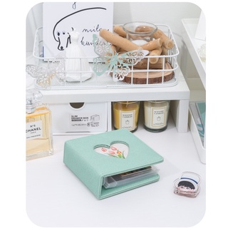 Mini binder trái tim lấp lánh bling bling - Sổ lưu trữ ảnh album ảnh/Sổ lưu trữ bo góc