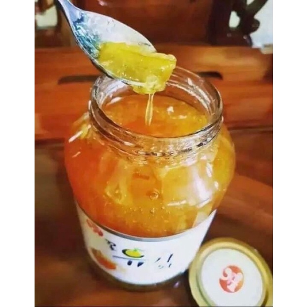 Chanh Ngâm Mật Ong Hàn Quốc Hũ 1kg Giảm Ho Hiệu Quả