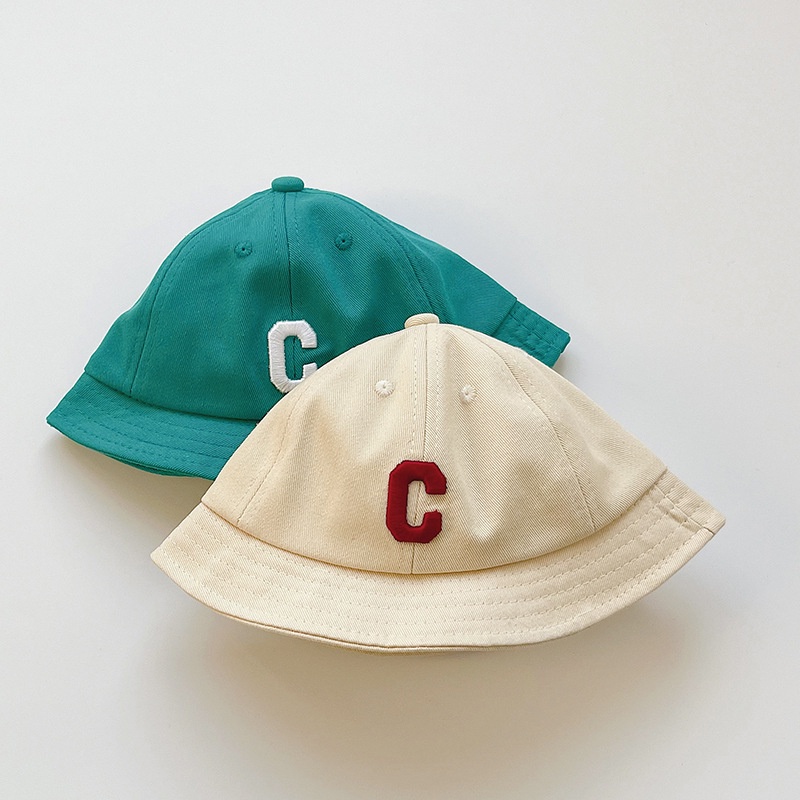 Mũ Tai Bèo Chống Nắng Thêu Chữ Đơn Giản Thời Trang Mới Cho Bé