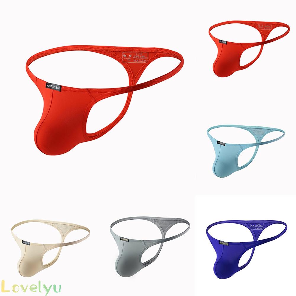 &lt;READY STOCK&gt;Men's Sex Sexy Shorts Sissy Suspender Bikini T-back Briefs Thong Bulge100% brand new！