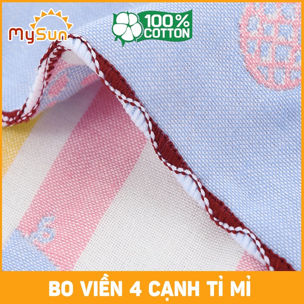 Khăn sữa cho bé COTTON Khăn xô sữa sợi tre 6 lớp (2+4 lớp) vải cho bé sơ sinh Mềm mại, Thấm hút, Thoáng khí MUSUN