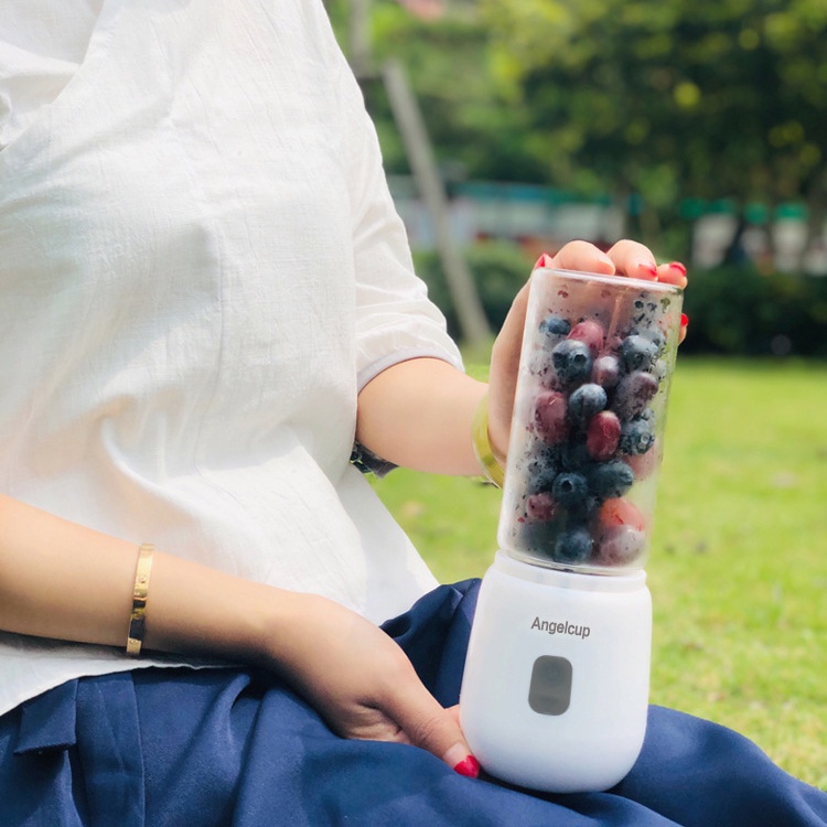 Máy Xay Sinh Tố Cầm Tay Mini Đa Năng Deerma  Công Suất 140W Sạc Pin Tích Điện 1500mAh, xay được đá