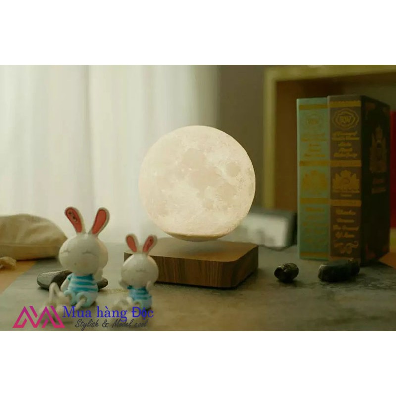 Đèn Ngủ Mặt Trăng bay Moonlight Fly Tự động xoay 360 độ 16 màu điều khiên từ xa