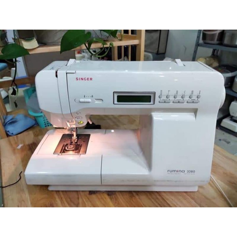 Máy may gia đình Singer Rumina 3380 - 20 mẫu chỉ, xỏ chỉ tự động, thùa khuy tự động 1 bước