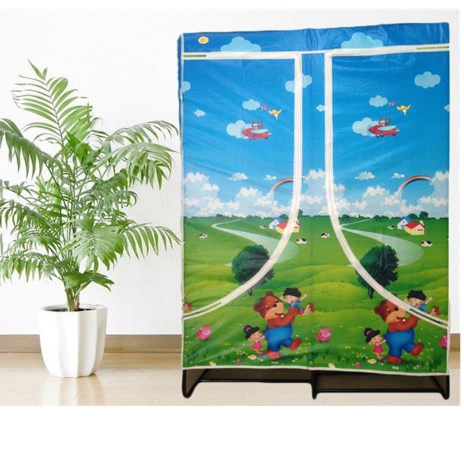 Tủ vải Thiên Nam Sơn rộng 1.2m [ shop giao màu ngẫu nhiên ]