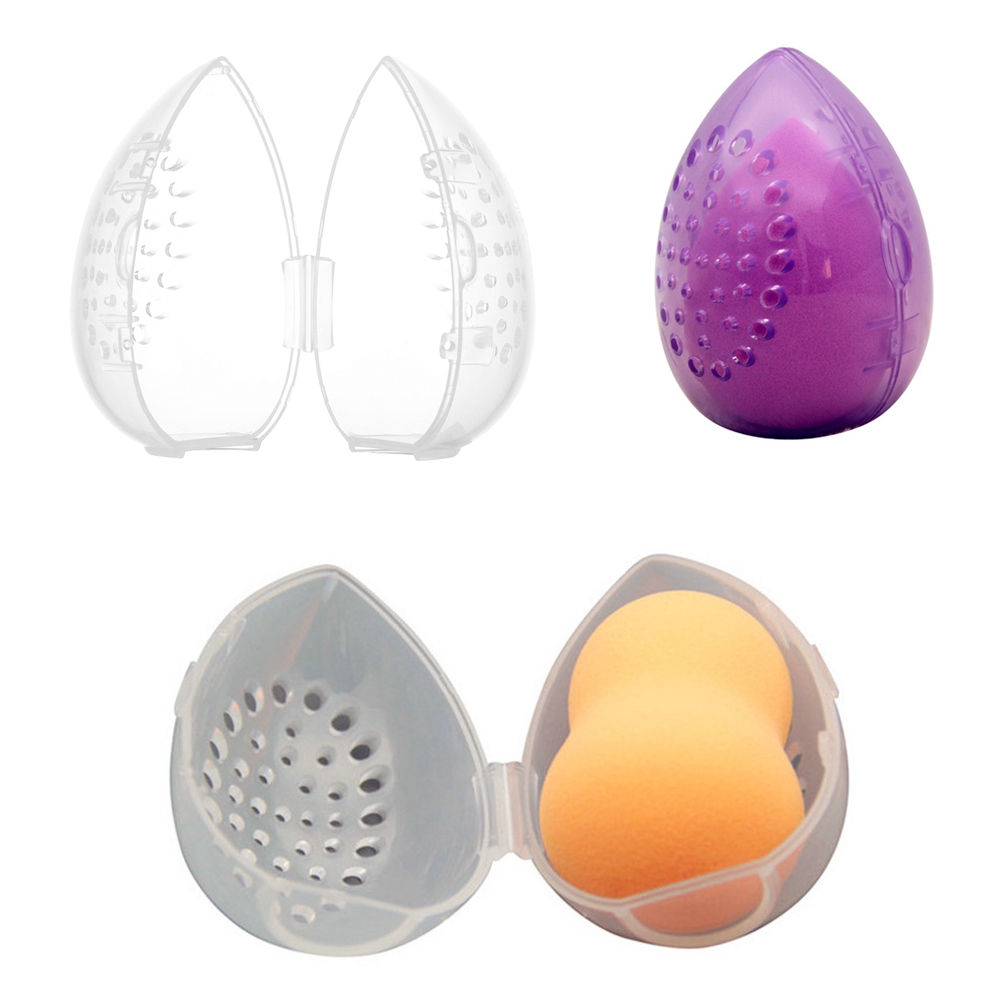 [Hàng mới về] Hộp đựng bông mút trang điểm hình quả trứng thiết kế độc đáo tiện lợi