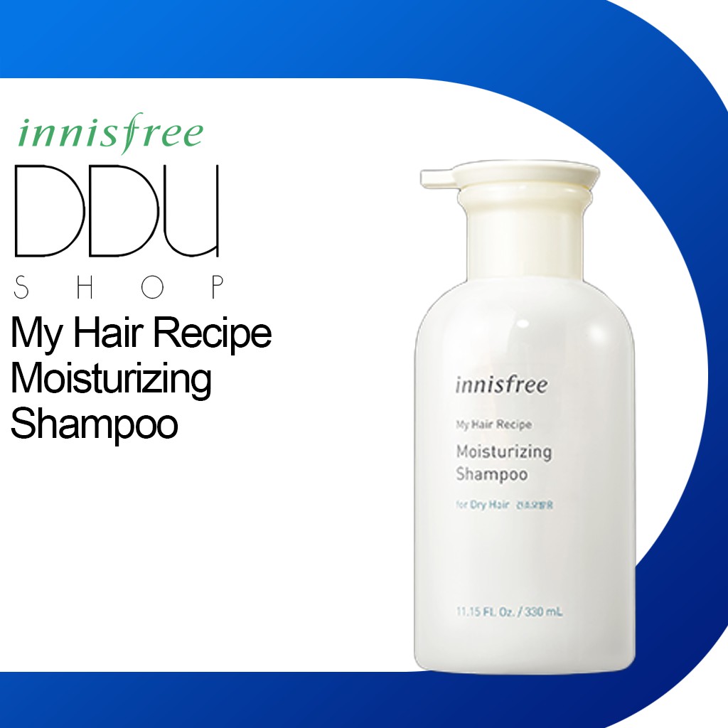 (Hàng Mới Về)  My Hair Recipe Moisturizing Shampoo for Dry Hiar / Dầu Gội Innisfree Dưỡng Ẩm Cho Tóc Khô Hiar 330ml