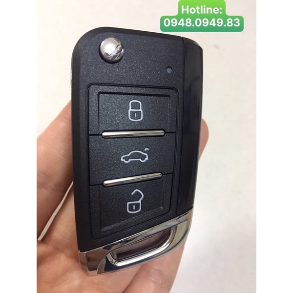Chìa khoá gập Toyota: Vios, inova, fortuner,alltis.. Hỗ trợ cắt chìa qua hình ảnh bằng công nghệ CNC