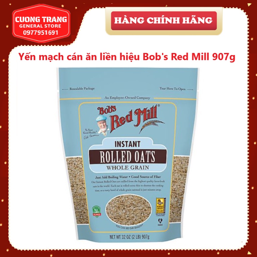 Yến mạch cán ăn liền Bob's Red Mill 907g