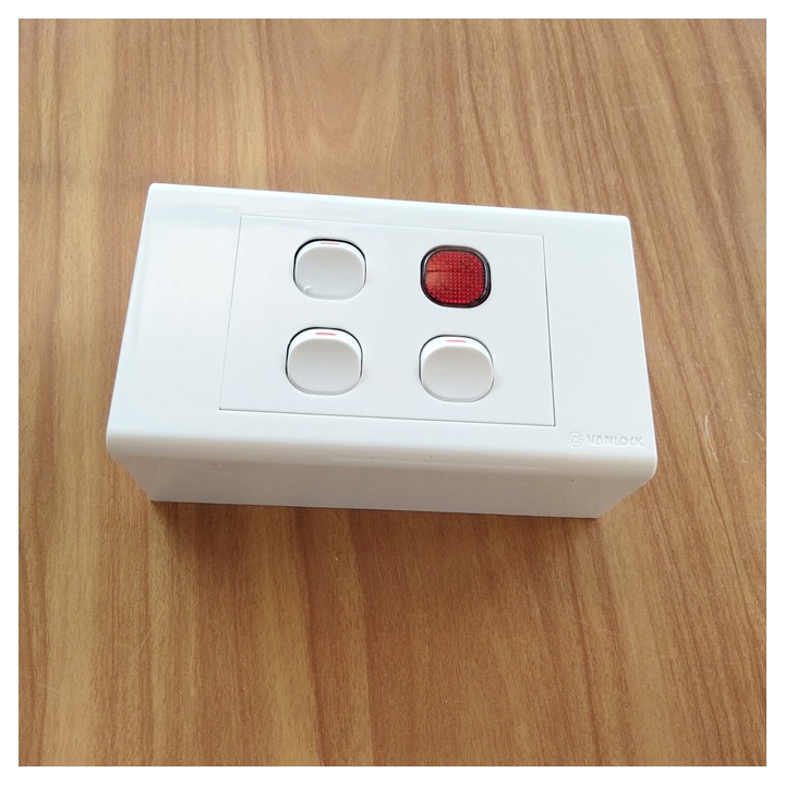 Công tắc - Đèn báo Vanlock SINO Dòng S18 Chính hãng