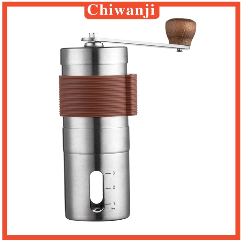 [CHIWANJI] Manual Coffee Grinder Adjustable Setting for Espresso French Press Camping