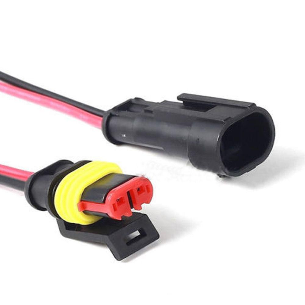 Đầu Nối Dây Điện AWG HID 2 Pin Chống Thấm Nước Thời Trang