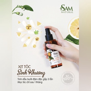 Xịt kích thích mọc tóc Sam Natural