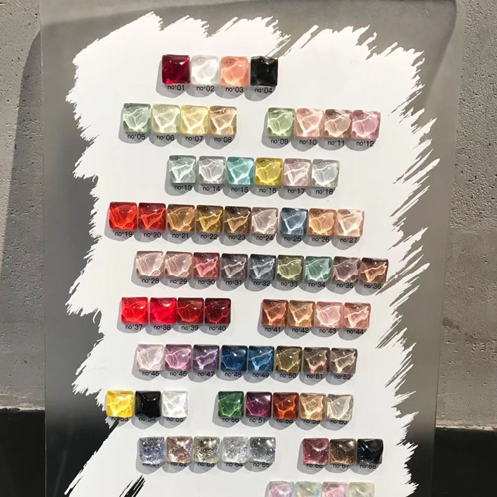 [Hàng mới về] Set 10 dụng cụ trưng bày móng tay nhiều màu sắc xinh xắn