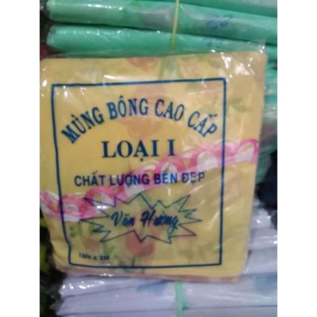 Mùng thái bông cao cấp vải dày lổ siêu nhỏ 1m6__1m8 x 2m