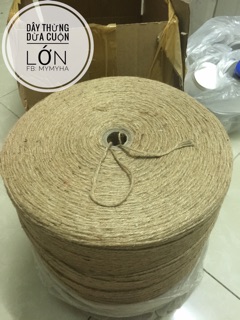 Dây thừng dừa 2mm cuộn to (10kg)