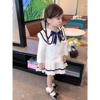  Set váy trắng cho bé tới trường
