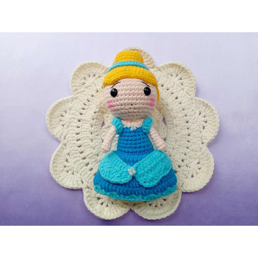 Cô Bé Lọ Lem Cinderella - Thú Len Handmade