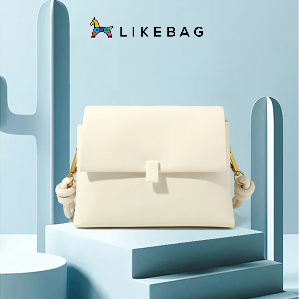 Túi đeo chéo nữ màu pastel LIKEBAG kiểu dáng Hàn Quốc 9784 - LIBAGI
