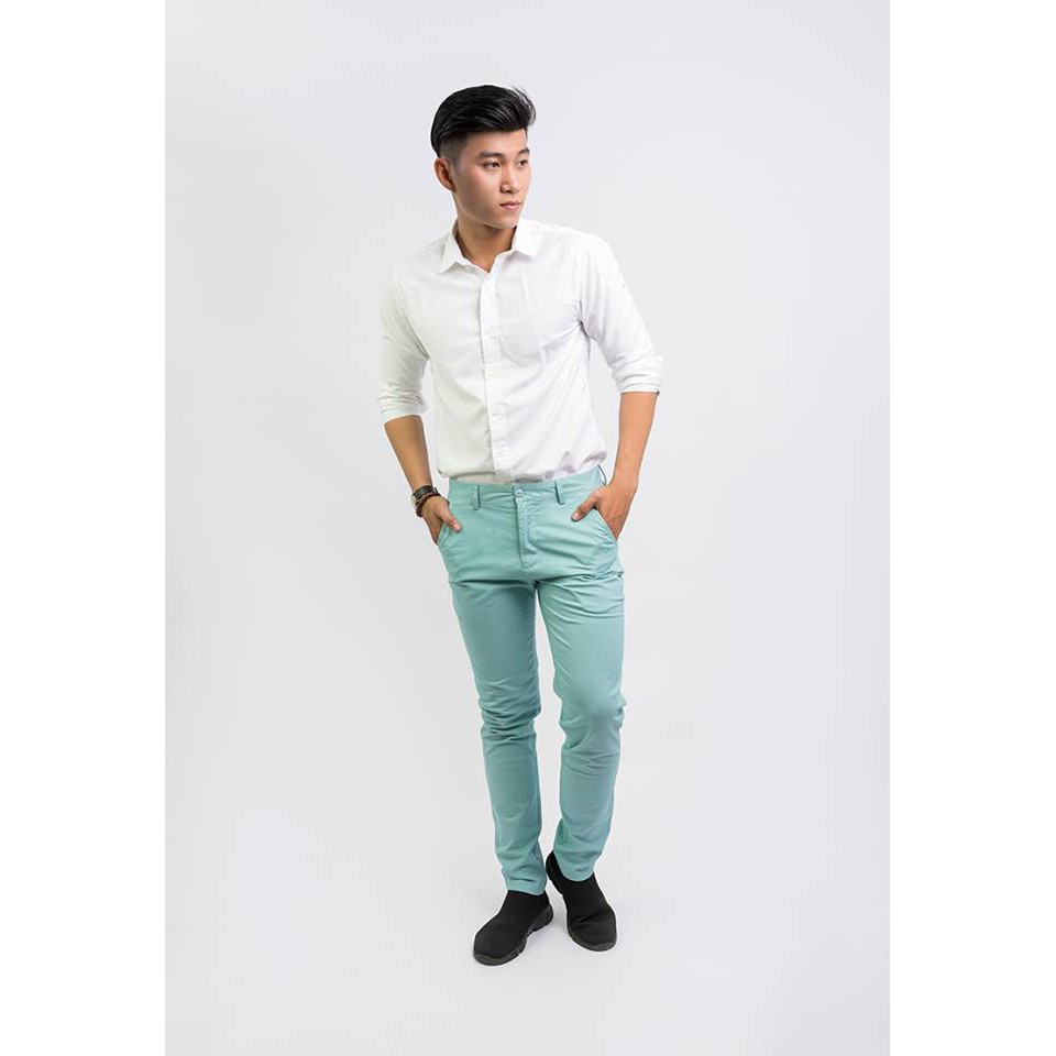 Quần kaki nam ống côn nhiều màu