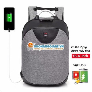Balo đa năng có khóa chống trộm sạc usb 2020