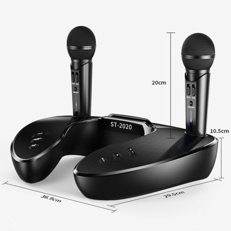 Loa Bluetooth Karaoke Cao Cấp TS2020 2 micro không dây siêu hay