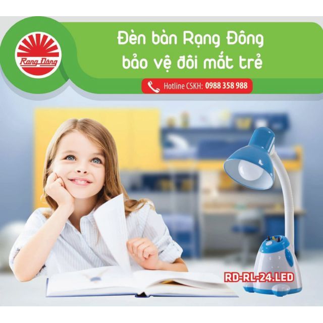 Đèn bàn LED Rạng Đông RD-RL-24.LED