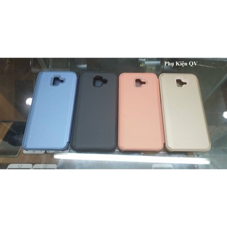 Bao Da Clear View Cover Standing Samsung J6 Plus