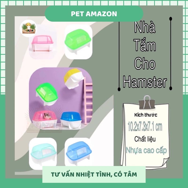 NHÀ TẮM NHỰA VUÔNG SIZE NHỎ &amp; LỚN