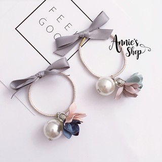 CH070 Cột tóc handmade hoa giấy tone pastel phong cách Hàn