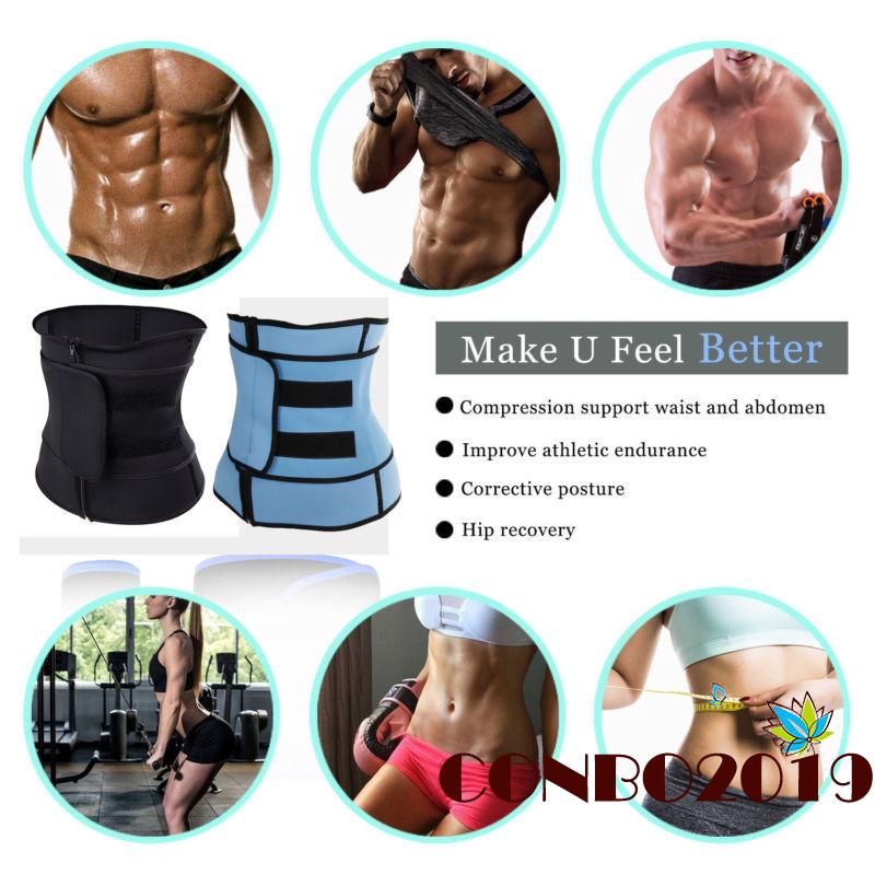 Yoga Slim Waist Trimmer Đai Huấn luyện viên Giảm Cân Đốt Mỡ Cơ Thể Tạo Hình Dáng Tập Gym Dáng Bụng