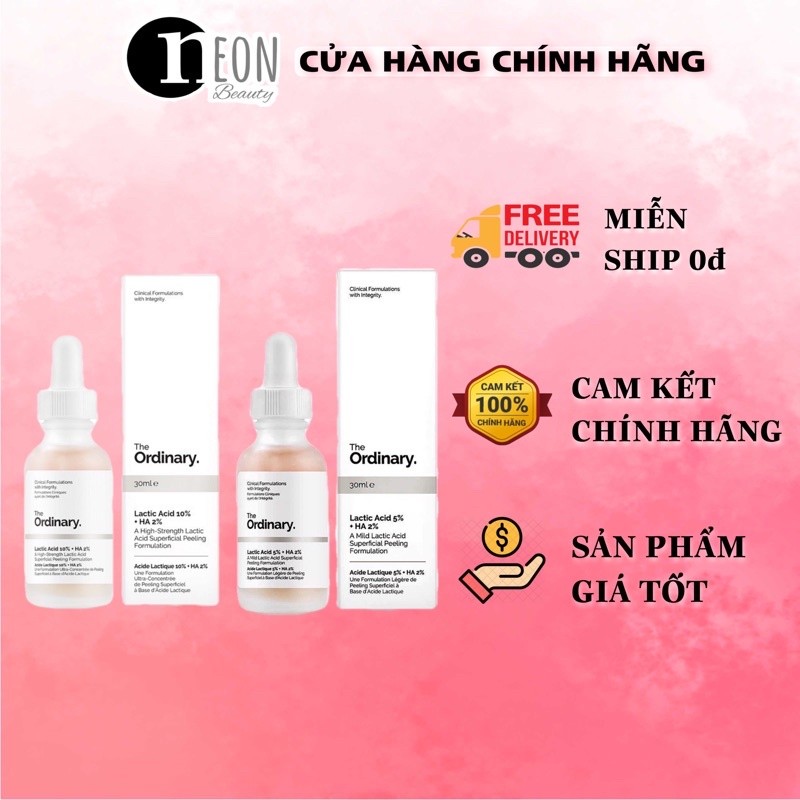 Tinh Chất AHA The Ordinary Lactic Acid 5% - 10% + HA 2%