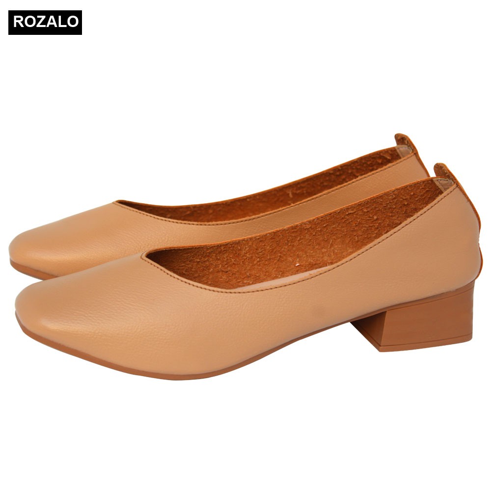 Giày búp bê nữ da mềm mũi vuông Rozalo R5651 | BigBuy360 - bigbuy360.vn