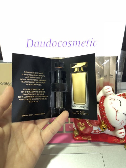 [vial] Nước hoa Dolce & Gabbana The One D&G The One Vàng EDP 2ml | BigBuy360 - bigbuy360.vn