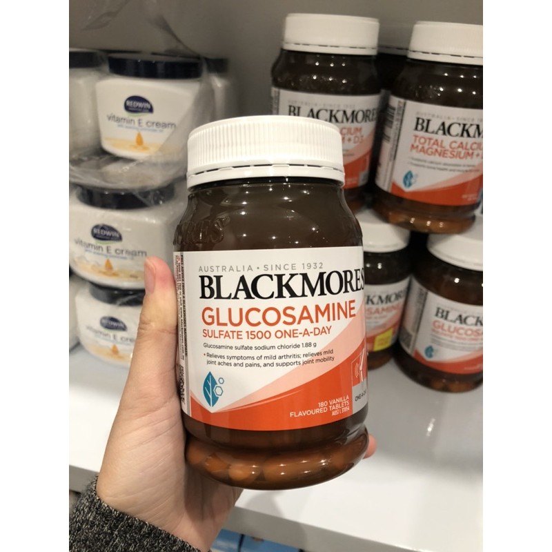 TEM CHEMIST - Viên uống bổ xương khớp 180v Blackmores Glucosamine 1500mg - Úc