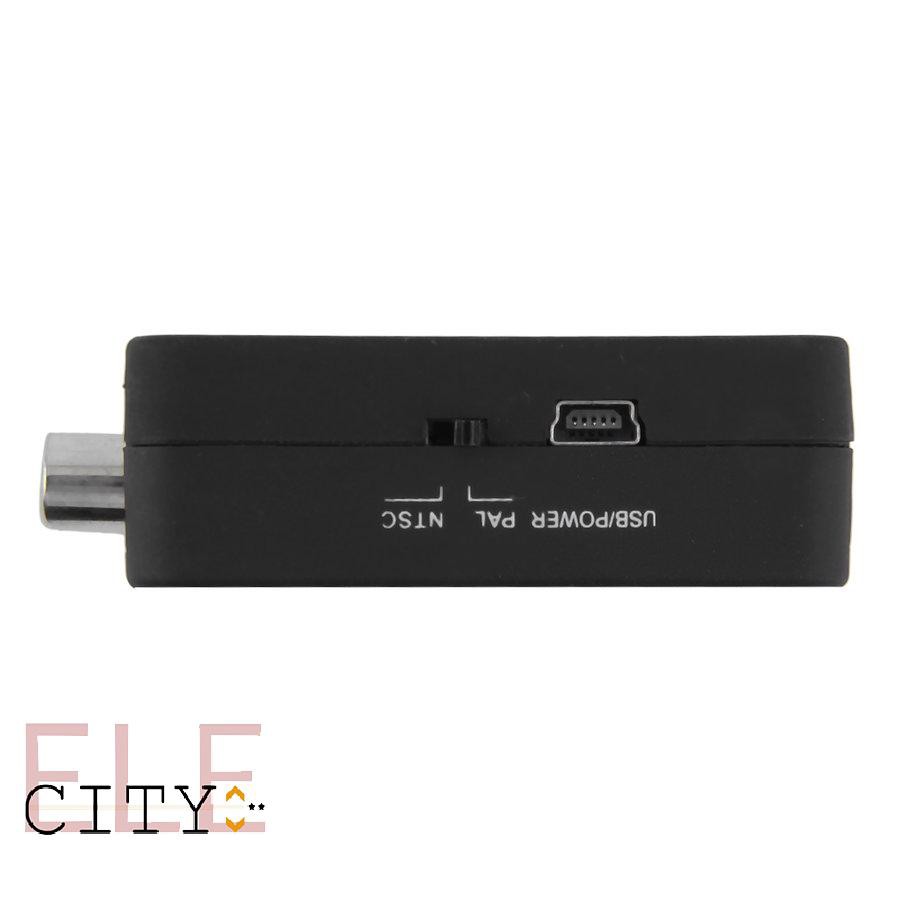 Bộ Chuyển Đổi Âm Thanh / Video 107ele Mini 1080p Hdmi Sang Rca Av Cvbs Cho Hdtv