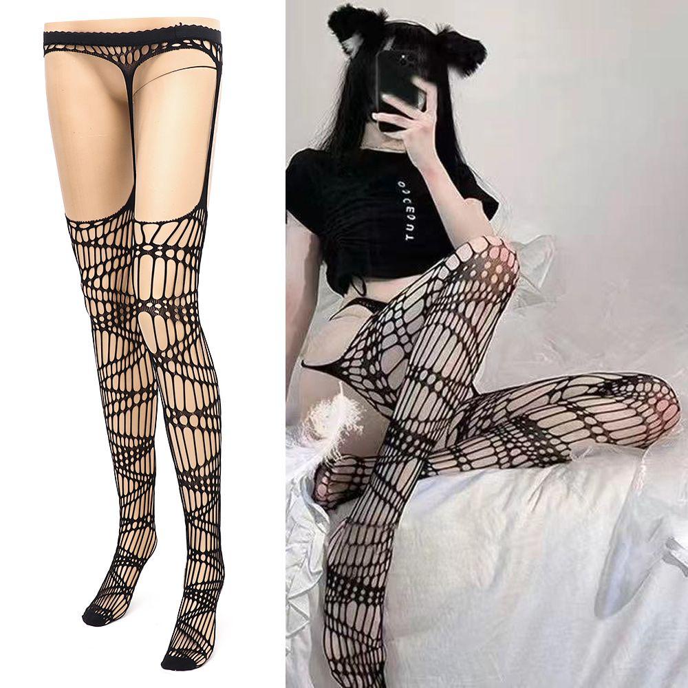Maxg Tất Lưới Toàn Thân Gợi Cảm Harajuku Nhật Bản Gothic