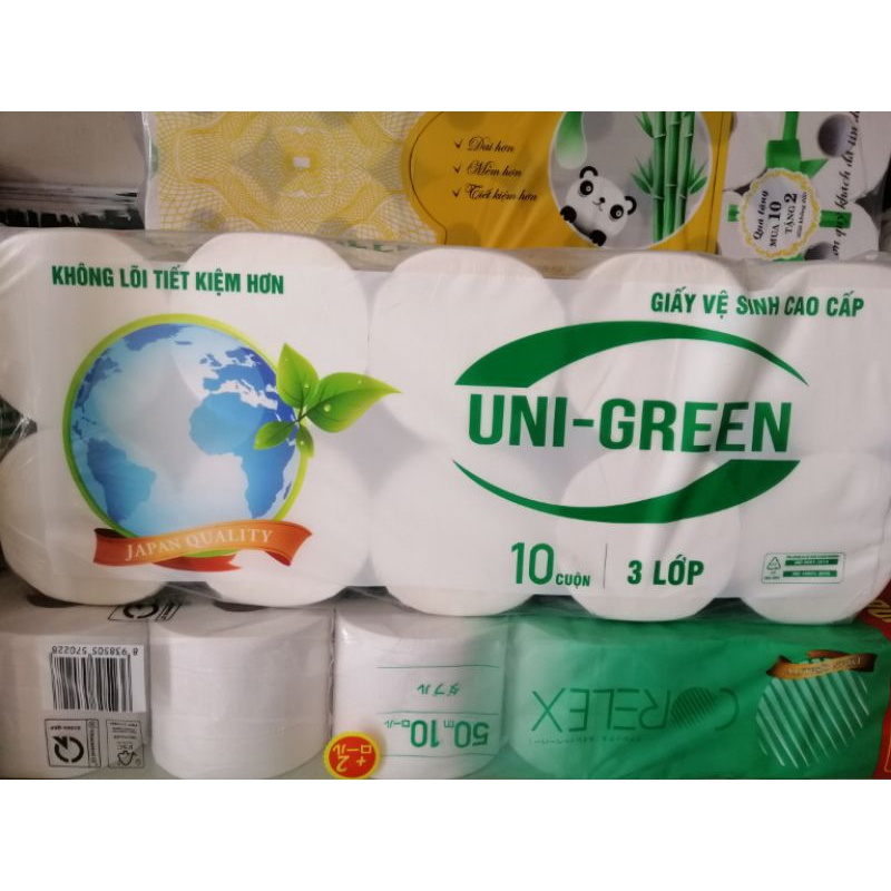 GVS Uni Green 10 cuộn 1.7kg không lõi