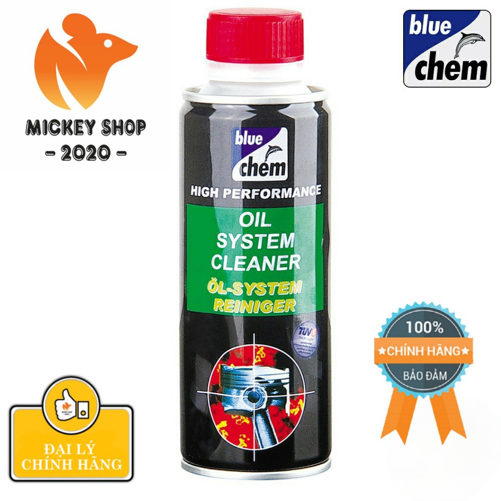 [ CAO CẤP ] BLUECHEM - OIL SYSTEM CLEANER – VỆ SINH SÚC RỬA ĐỘNG CƠ - 250ML