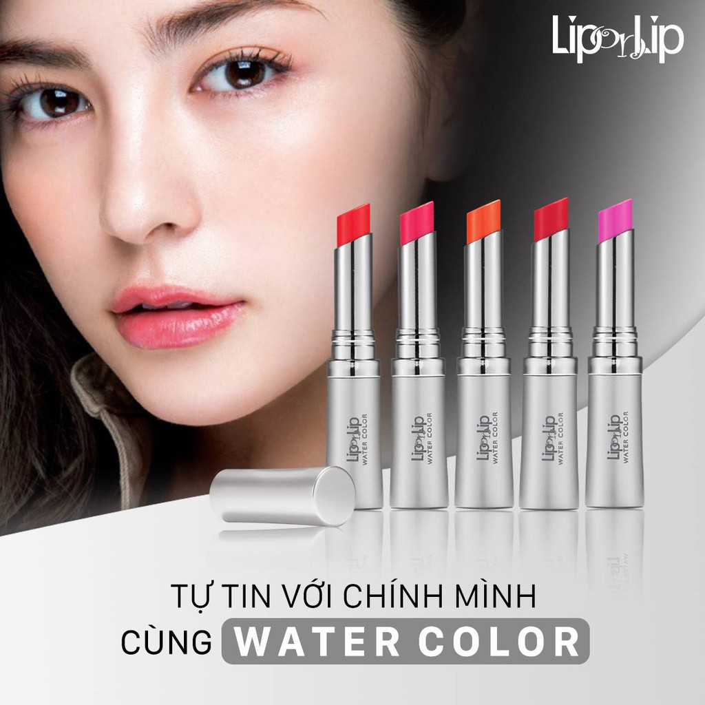 [TẶNG GIÁ ĐỠ ĐT] Son trang điểm dưỡng tối ưu Lip On Lip Water Color 2,2g