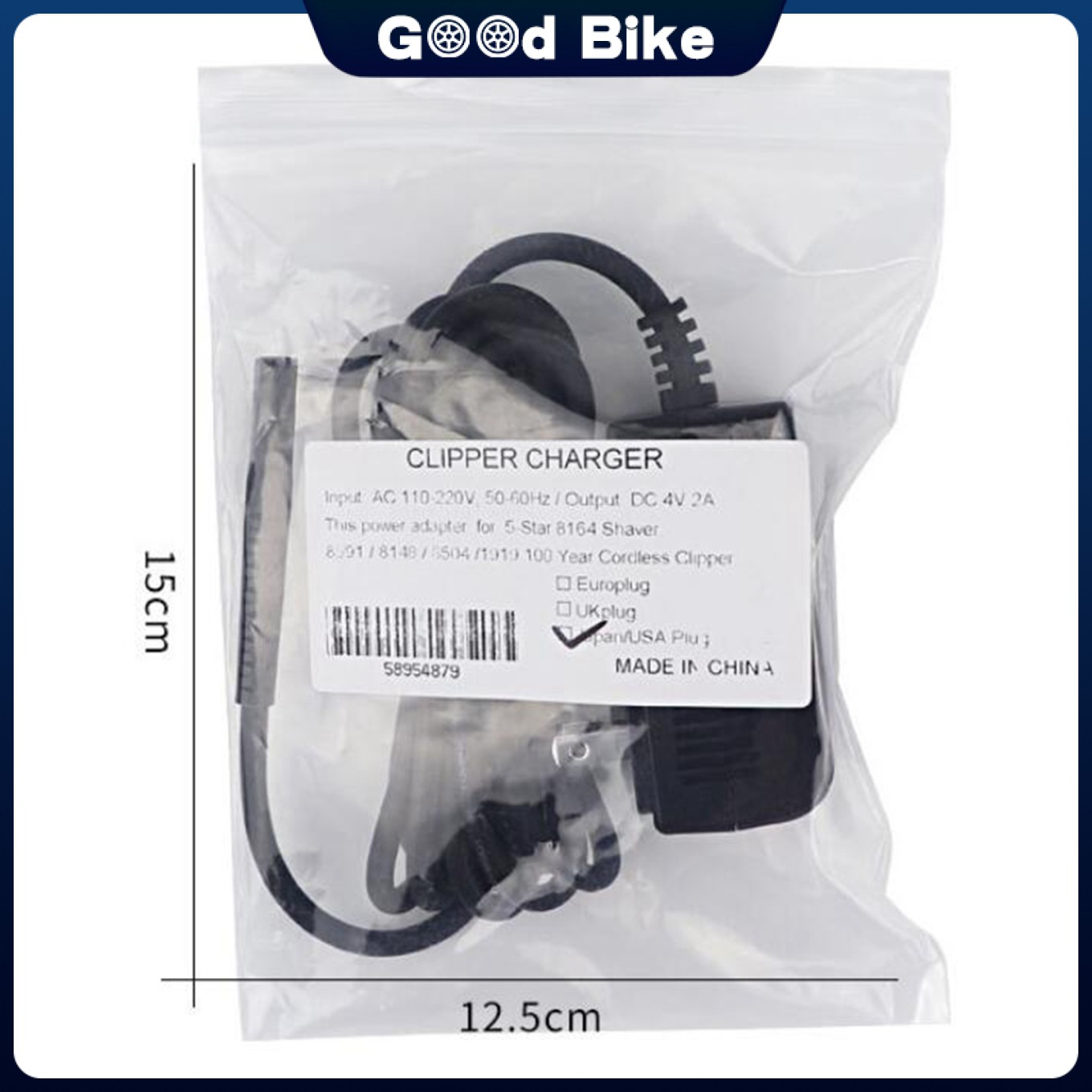 Củ Sạc Ac Cho Wahl 4804 81919 Groomer Us Plug | BigBuy360 - bigbuy360.vn