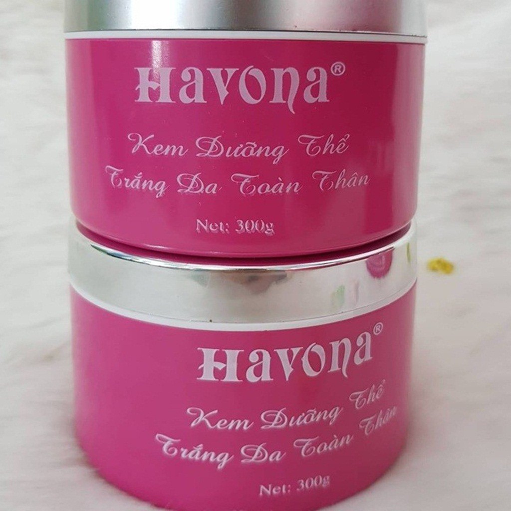 KEM DƯỠNG TRẮNG BODY HAVONA HỒNG 300G