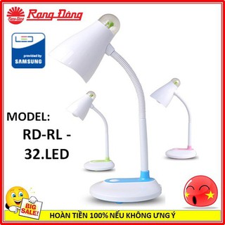 Đèn bàn led bảo vệ thị lực rạng đông rd-rl 32 led ánh sáng vàng