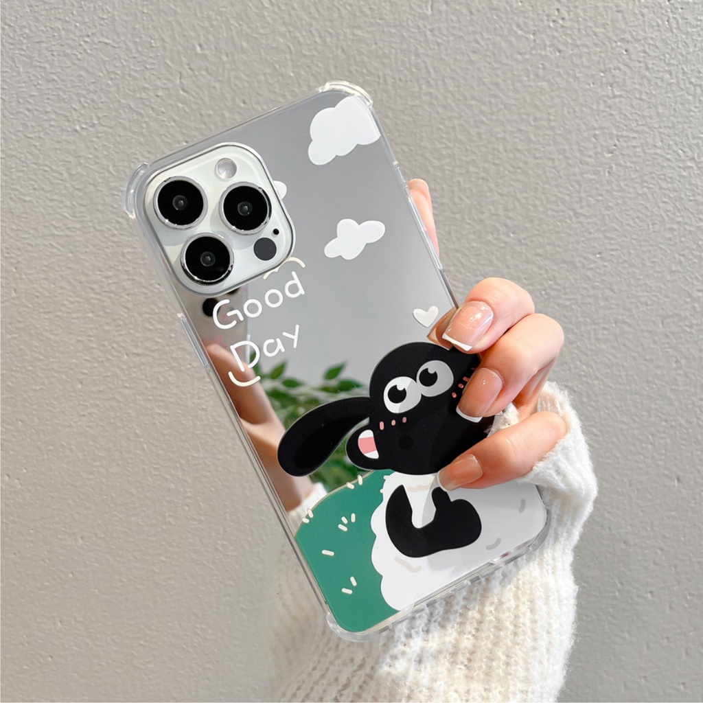 Ốp Lưng Gương Chống Sốc Shaun The Sheep - AB284