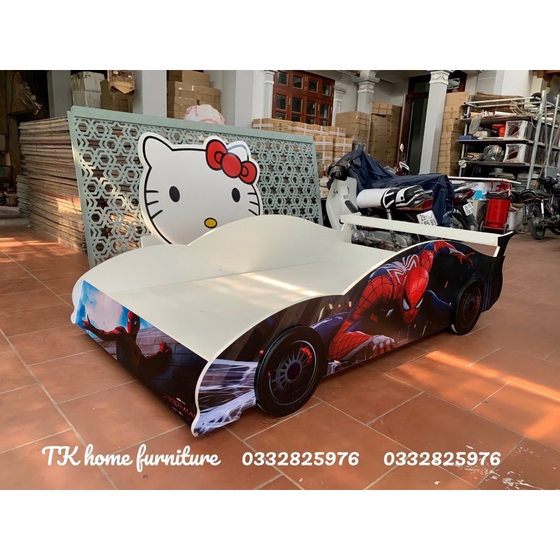 Giường ngủ hình ô tô cho bé trai