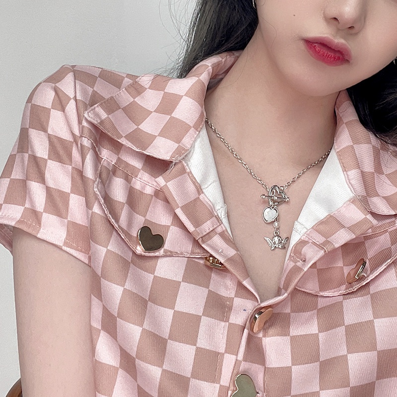 Vòng cổ mặt thiên thần Cupid phong cách hip hop sang trọng