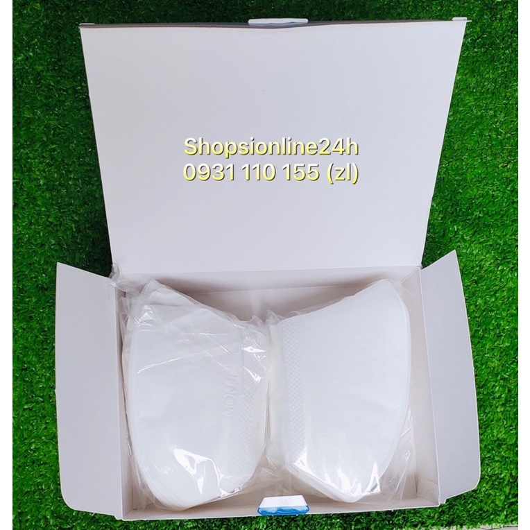 ✅ Hộp 50 cái khẩu trang 3D Mask Monji Nhật Bản kháng khuẩn cao cấp