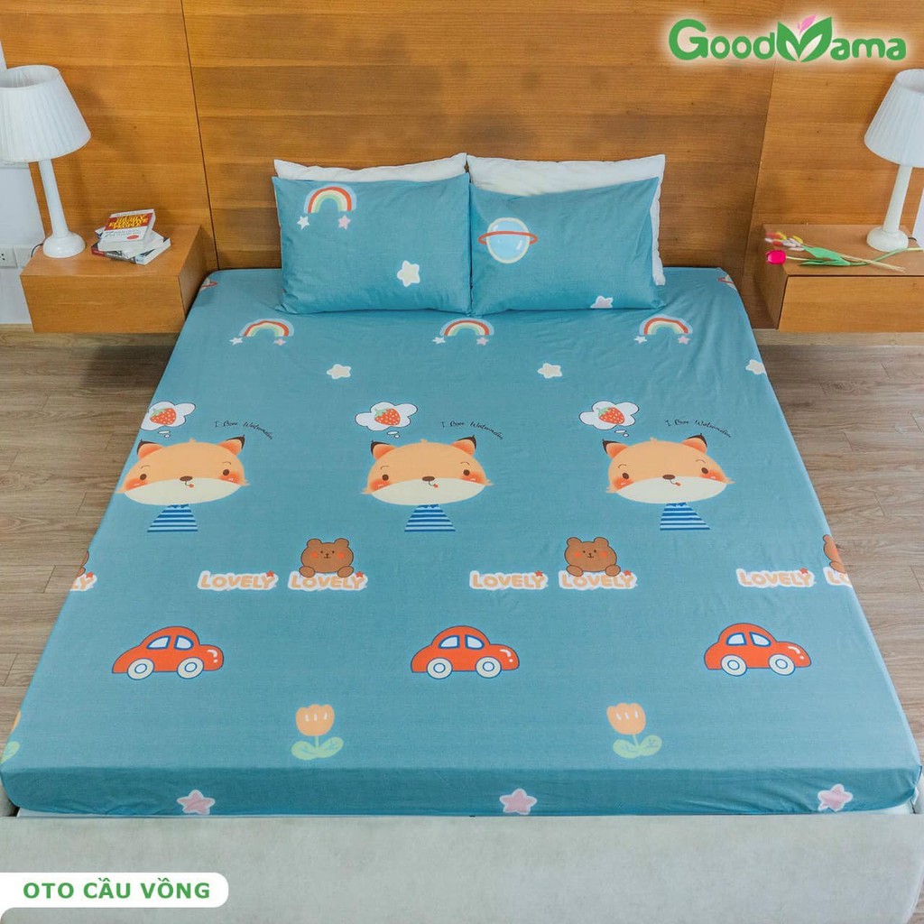 [CÓ BẢO HÀNH] Ga Chống Thấm 100% Cotton Goodmama Hàng Việt Nam Xuất Khẩu